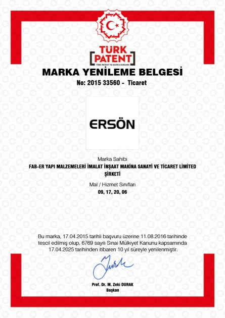 Marka Yenileme Belgesi